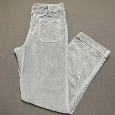 Free People Gray Suede Straight Leg Pants Women’s Size 8