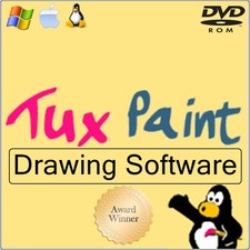 Tux Paint Drawing Software Award Winning DVD