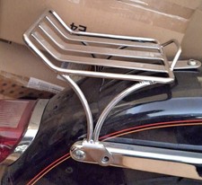 Edelstahl Harley Evolution Softail Heritage Gepäckträger Luggage Rack stainless