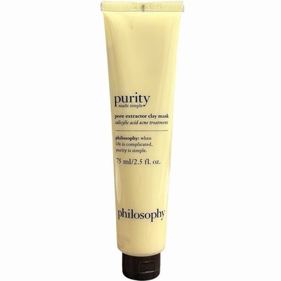Philosophy Purity Made Simple Pore Extractor Clay Mask - Salicylic Acid For Acne