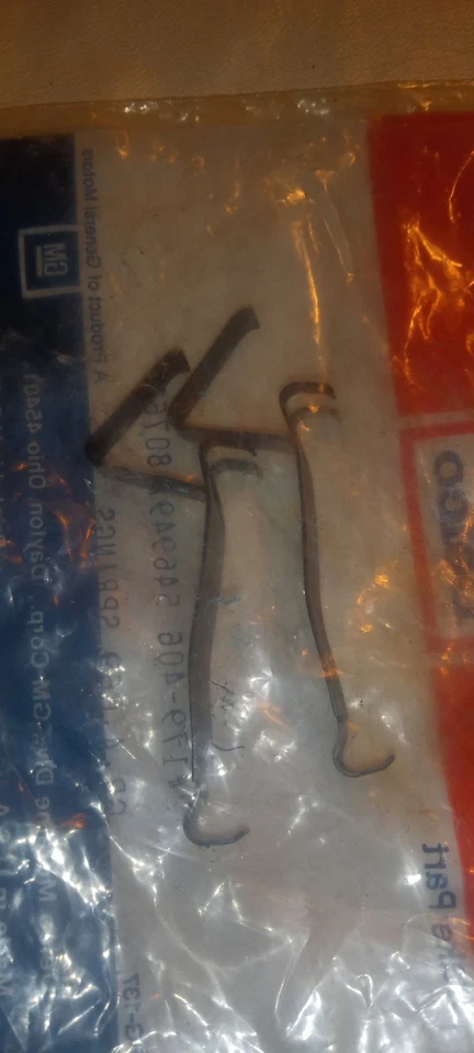 Nuevo de Lote Antiguo AC Delco #179-406 / GM # 5469497 Par de Muelles de Retorno de Freno Fabricante de Equipo Original $10 Foto 2 de 2