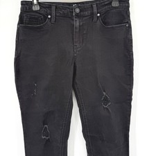 Buffalo David Bitton Skinny Jeans Womens 8/29 Black Distressed Soul Born Free