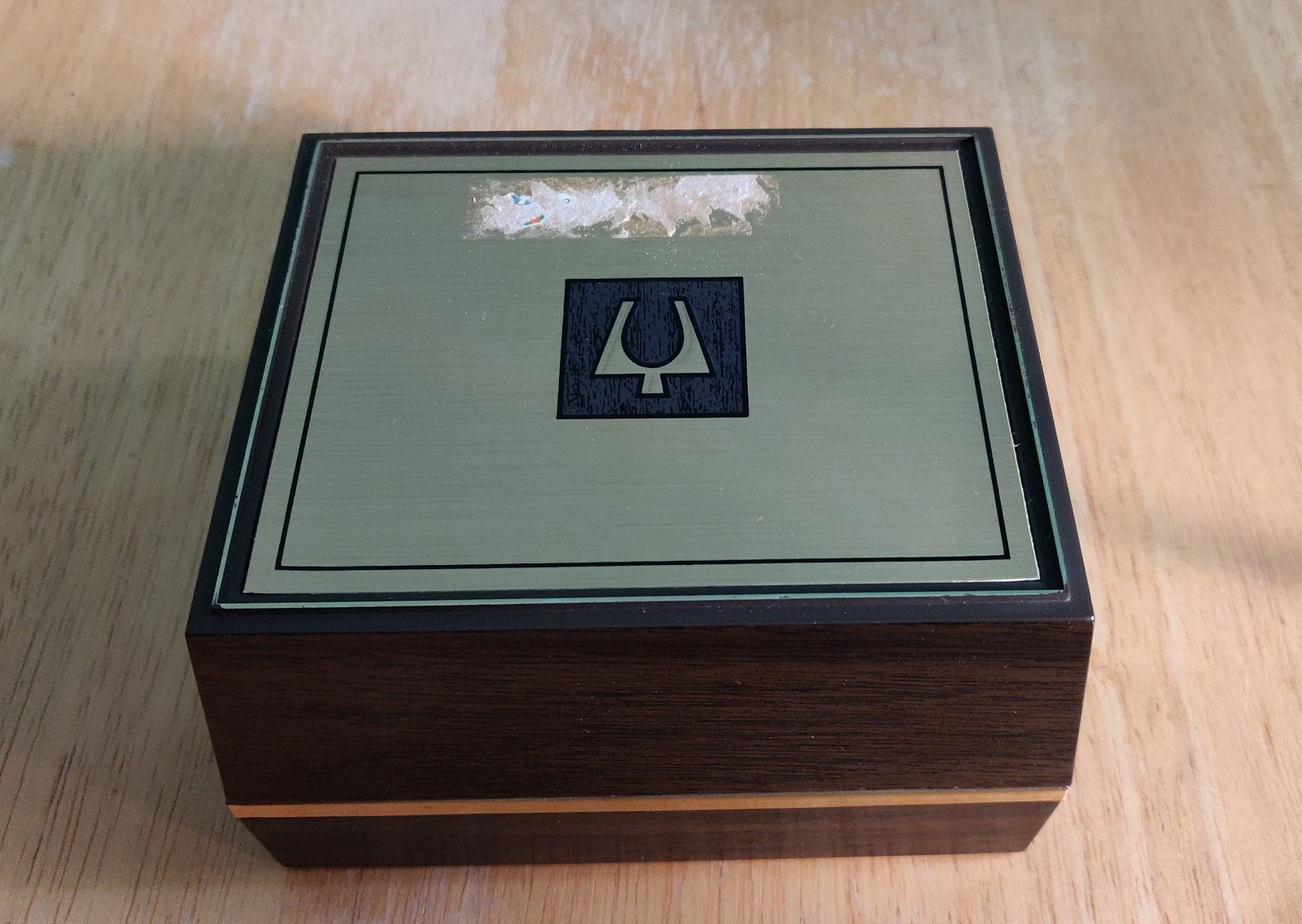 Bulova Accutron Watch with Outer And Inner Box Vintage 10k Gold Plated