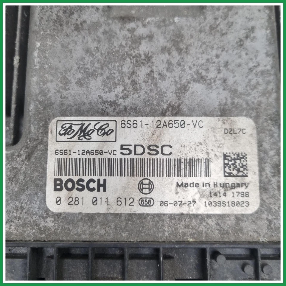 Centralina Iniezione Bosch 0281011612 Ford Fiesta V 6S6112A650VC 2004 2008   - Immagine 4 di 4