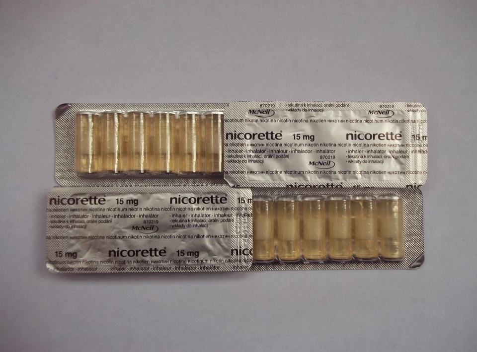 NICORETTE 15mg Cartucce di Ricarica X 24 (SPEDIZIONE INTERNAZIONALE GRATUITA)