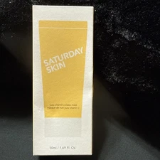 SATURDAY SKIN Yuzu Vitamin C Sleep Mask 1.69 fl oz NIB