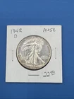 1942 D 50C AU 58 Silver Walking Liberty Half Dollar