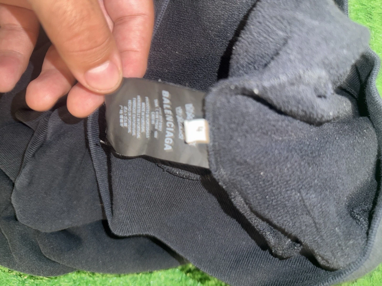 Felpa con cappuccio bambino Balenciaga taglia 4t autentica