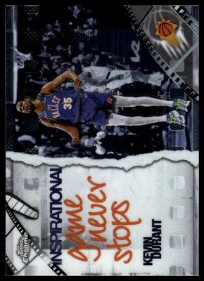 2025-26 Topps Chrome #IP-4 Kevin Durant Inspirational Refractor
