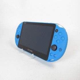 【Very Good】Sony PS Vita PCH-2000 Aqua blue Wi-Fi Model Console only #RET0121/04