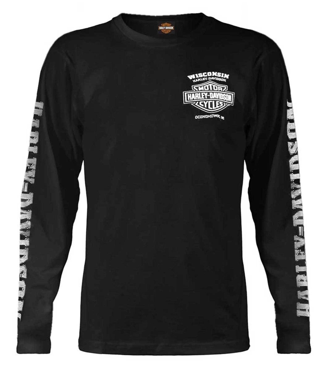 Harley-Davidson Cotton Long Sleeve T-Shirts for Men for sale | eBay