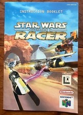 Star Wars Episode 1 Racer Instruction Booklet Great Condition Nintendo 64