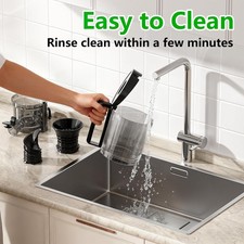 Cold Press Juicer Machines, 5.3" Large Feed Chute 99% Juice Yield, Ultra Quiet
