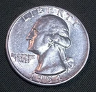 USA - 1954-P Silver Washington Quarter - Uncirculated
