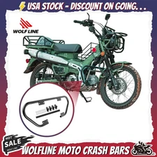 Wolfline Moto Engine Guards Crash Bars For Honda Trail Hunter Cub CT 125 2020-25