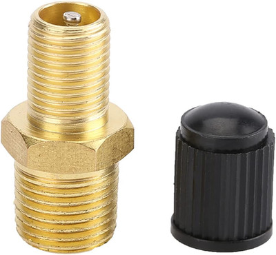 2 Stück Schrader-Ventil aus Messing, NPT-Tankventile Mit 1/4-Zoll-NPT-MPT-Standa