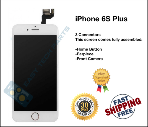 White Iphone 6s Plus Assembled Genuine Oem Lcd Digitizer Screen Replacement Uk Ebay