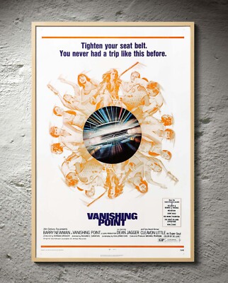 Vanishing Point Barry Newman 1971 Movie Poster 24''x36'' Glossy Unframed 7141