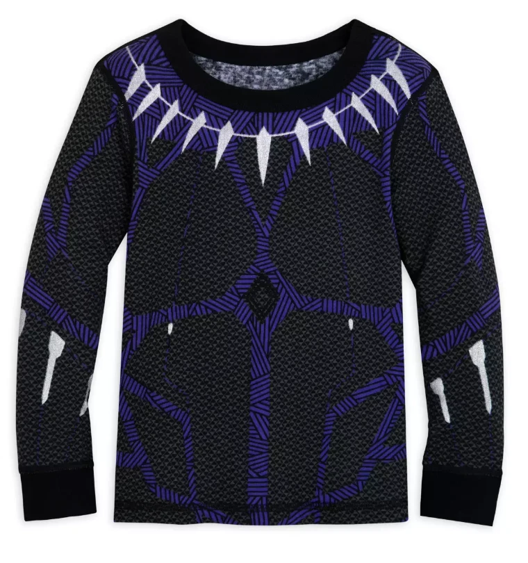 NEW  Disney Store Black Panther PJ Pal Costume Pajamas size 5 NWT - Image 2 of 4