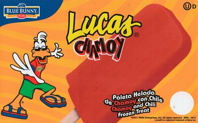 2011 Lot of 2 Lucas Chamoy Ice Cream Truck Sticker 8