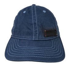 Levi's Slideback Hat Blue One Size Adjustable Embroidered Patch Logo 6 Panel