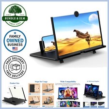 16-Inch HD Phone Screen Magnifier Foldable 3D HD Movie Video Gaming Amplifier