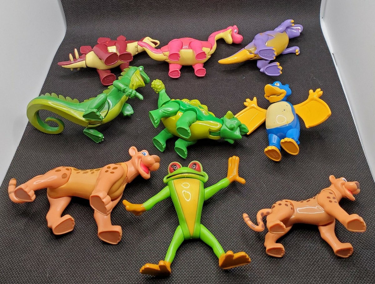 Downtown Disney TRex Cafe Toy Figures Dinosaurs Souvenir 9pc Lot