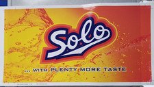 Solo Soda Logo More Taste Preproduction Advertising Art Work Orange Yellow 2009