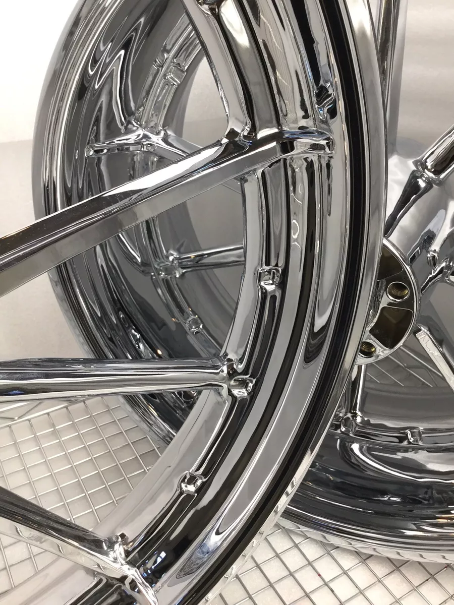 Harley Breakout Softail Rear OEM Wheels axle Custom Chopper CHROME OUTRIGHT