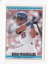 1992 Donruss Juan Gonzalez Rangers #393