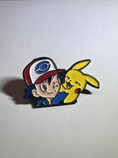 Ash and Pikachu Lapel Pin Pokemon Characters