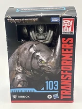 Hasbro Transformers Studio Series Voyager 103 Rhinox Figure NIB Distressed Box