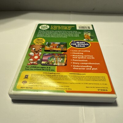Leap Frog Learn To Read At The Storybook Factory DVD For Children
