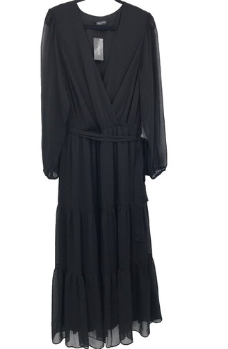 Lulu's My Whole Heart Long Sleeve Wrap Dress Size Small Emerald Green | eBay