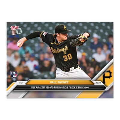 2024 Topps Now - Paul Skenes #645 /6558 (RC) for sale online | eBay