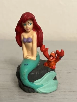 ARIEL & SEBASTIAN DIE KLEINE MEERJUNGFRAU DISNEY 2,5" ACTIONFIGUR PVC SPIELZEUG - Bild 1 von 4