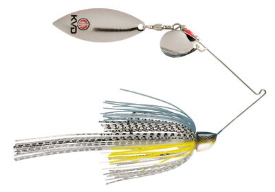 Strike King KVD Spinnerbait Colorado Willow 3/8 oz Finesse Wite Bass Bait