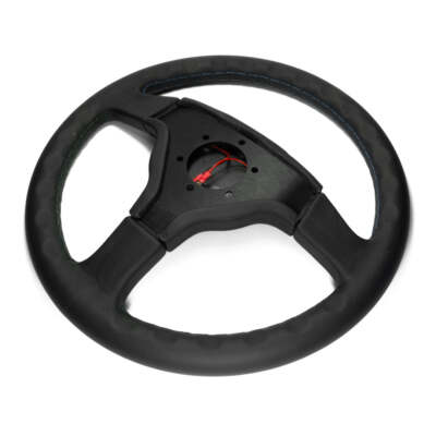 MOMO ALPINA Steering Wheel Black Leather Centre Pad 360mm