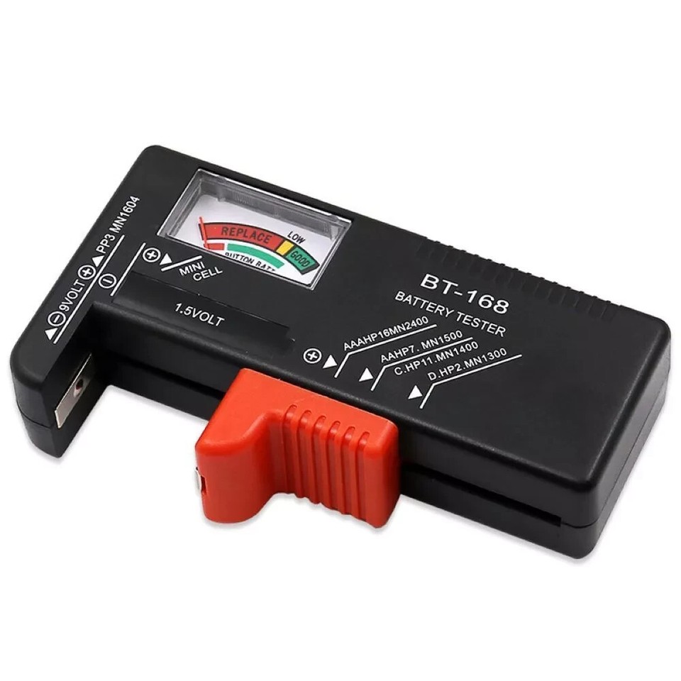 GTIWUNG Analogue Small Battery Tester Universal Battery Checker Multi