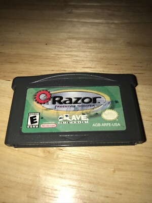 Razor Freestyle Scooter (Nintendo Game Boy Advance, 2001) Working Game Only