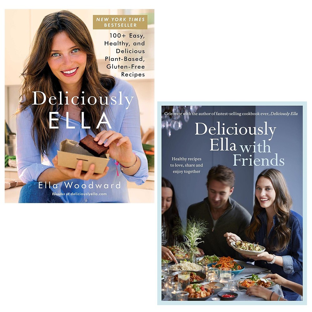 Deliciously Ella with Friends Ella Woodward Collection 2 Books Set by Ella Mills