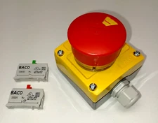 BACO BUTTON LBX14201 EMERGENCY E-STOP Button Box