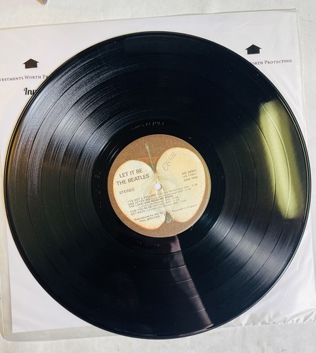 The Beatles Let It Be LP 1970 Apple Records EX/VG Winchester Press - Imagen 6 de 8