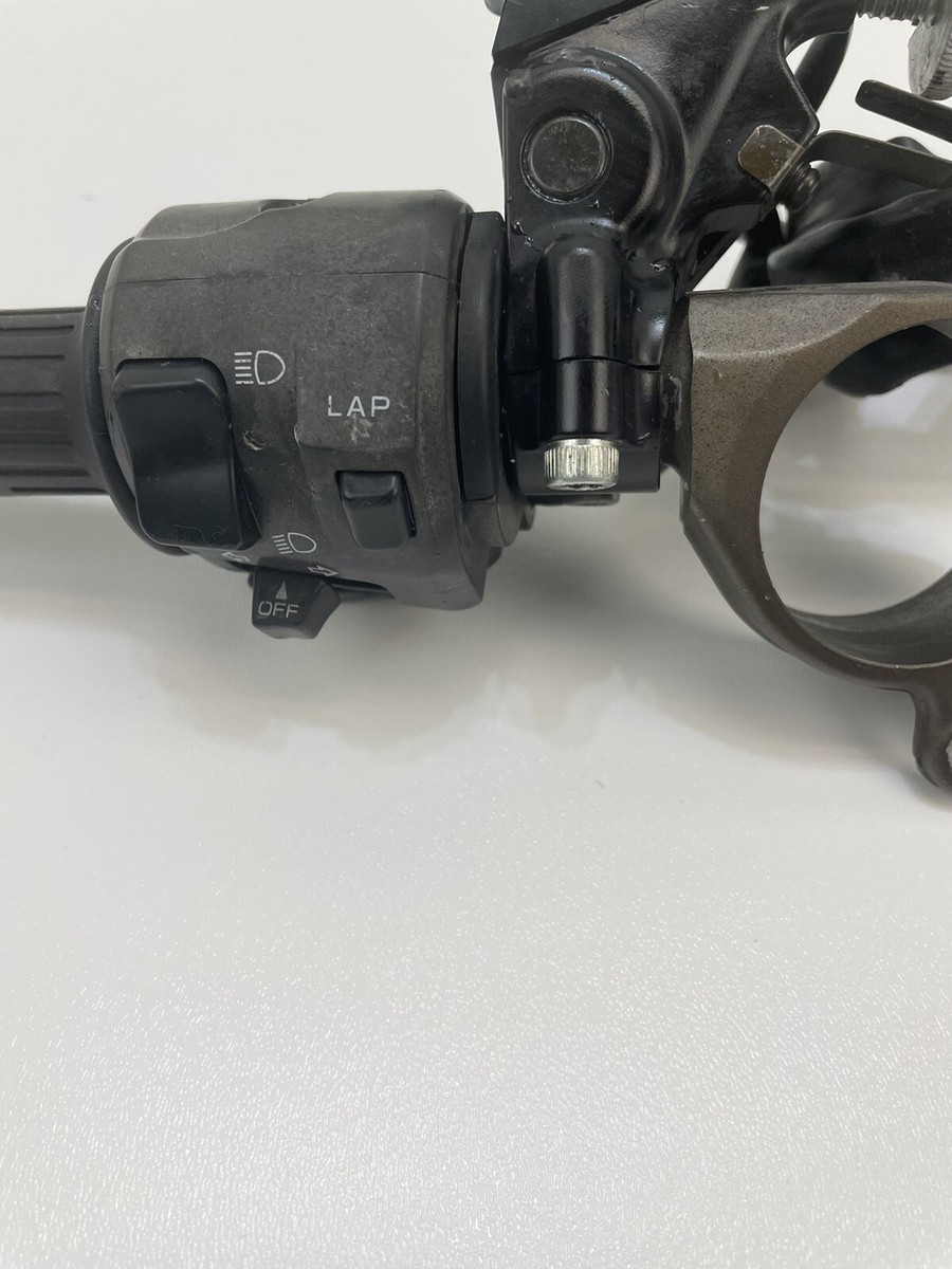 05 06 Kawasaki Ninja ZX6 ZX 6 ZX6r Left Clipon Bar Signal Box