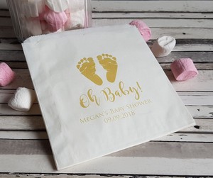 personalised baby shower bags