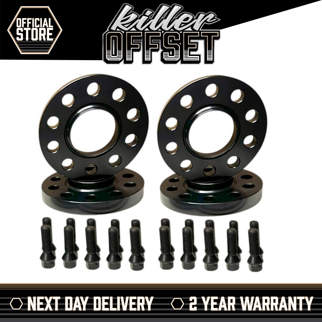 Killer Offset 12mm 15mm Wheel Spacers & Bolts BMW 3 Series F30 F31 F34 2012-2019