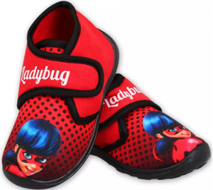 Girls Ladybug Slippers Kids Ladybug Home Shoe Footwear Size UK 7-11
