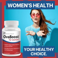 OvaBoost Women TTC Fertility Capsules Myo-lnositol Improve Ovarian Egg Quality