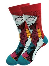 Nightmare Before Christmas Sally Character Design Crew Socks