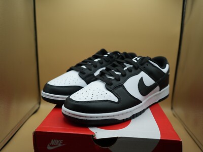 DUNK LOW 'BLACK WHITE' Panda - Size 10.5 - DD1391-100